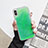 Coque Ultra Fine TPU Souple Housse Etui Transparente Fleurs Z03 pour Apple iPhone X Vert