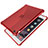 Coque Ultra Fine TPU Souple Housse Etui Transparente H01 pour Apple iPad Mini Rouge