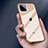 Coque Ultra Fine TPU Souple Housse Etui Transparente H01 pour Apple iPhone 11 Pro Max Or