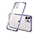 Coque Ultra Fine TPU Souple Housse Etui Transparente H01 pour Apple iPhone 12 Pro Max Violet