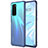 Coque Ultra Fine TPU Souple Housse Etui Transparente H01 pour Huawei P40 Bleu