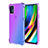 Coque Ultra Fine TPU Souple Housse Etui Transparente H01 pour Motorola Moto G9 Plus Violet