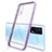 Coque Ultra Fine TPU Souple Housse Etui Transparente H01 pour Vivo iQOO 7 India 5G Violet