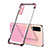 Coque Ultra Fine TPU Souple Housse Etui Transparente H01 pour Vivo X50 5G Or Rose