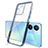 Coque Ultra Fine TPU Souple Housse Etui Transparente H01 pour Vivo Y30 5G Bleu