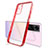 Coque Ultra Fine TPU Souple Housse Etui Transparente H01 pour Vivo Y55s (2021) Rouge