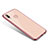 Coque Ultra Fine TPU Souple Housse Etui Transparente H02 pour Huawei P20 Lite Or Rose