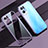 Coque Ultra Fine TPU Souple Housse Etui Transparente H02 pour Oppo Reno7 Pro 5G Violet