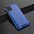 Coque Ultra Fine TPU Souple Housse Etui Transparente H02 pour Samsung Galaxy A71 4G A715 Bleu