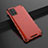 Coque Ultra Fine TPU Souple Housse Etui Transparente H02 pour Samsung Galaxy A71 4G A715 Rouge