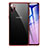 Coque Ultra Fine TPU Souple Housse Etui Transparente H02 pour Samsung Galaxy Note 10 Plus Rouge