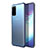 Coque Ultra Fine TPU Souple Housse Etui Transparente H02 pour Samsung Galaxy S20 Plus Bleu