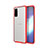 Coque Ultra Fine TPU Souple Housse Etui Transparente H02 pour Samsung Galaxy S20 Rouge