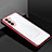 Coque Ultra Fine TPU Souple Housse Etui Transparente H02 pour Samsung Galaxy S21 5G Rouge