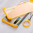 Coque Ultra Fine TPU Souple Housse Etui Transparente H03 pour Huawei P30 Jaune