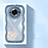 Coque Ultra Fine TPU Souple Housse Etui Transparente H03 pour Realme 11 Pro 5G Bleu