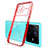 Coque Ultra Fine TPU Souple Housse Etui Transparente H03 pour Vivo X80 5G Rouge