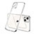 Coque Ultra Fine TPU Souple Housse Etui Transparente H04 pour Apple iPhone 13 Argent