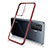 Coque Ultra Fine TPU Souple Housse Etui Transparente H04 pour Vivo X51 5G Rouge