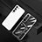 Coque Ultra Fine TPU Souple Housse Etui Transparente H06 pour Samsung Galaxy S22 5G Argent