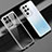 Coque Ultra Fine TPU Souple Housse Etui Transparente H08 pour Samsung Galaxy S21 Ultra 5G Argent