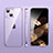 Coque Ultra Fine TPU Souple Housse Etui Transparente H09 pour Apple iPhone 15 Plus Violet