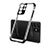 Coque Ultra Fine TPU Souple Housse Etui Transparente H09 pour Samsung Galaxy S21 Ultra 5G Noir