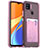 Coque Ultra Fine TPU Souple Housse Etui Transparente HD1 pour Xiaomi Redmi 9 Activ Rose