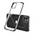 Coque Ultra Fine TPU Souple Housse Etui Transparente N01 pour Apple iPhone 12 Mini Noir