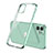 Coque Ultra Fine TPU Souple Housse Etui Transparente N01 pour Apple iPhone 12 Mini Pastel Vert