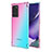 Coque Ultra Fine TPU Souple Housse Etui Transparente N01 pour Samsung Galaxy Note 20 Ultra 5G Cyan