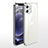 Coque Ultra Fine TPU Souple Housse Etui Transparente N04 pour Apple iPhone 12 Argent