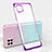 Coque Ultra Fine TPU Souple Housse Etui Transparente S01 pour Huawei P40 Lite Violet