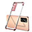 Coque Ultra Fine TPU Souple Housse Etui Transparente S01 pour Huawei P40 Or Rose