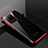 Coque Ultra Fine TPU Souple Housse Etui Transparente S01 pour Samsung Galaxy S20 Ultra Rouge