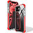 Coque Ultra Fine TPU Souple Housse Etui Transparente S02 pour Apple iPhone 12 Mini Rouge