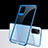 Coque Ultra Fine TPU Souple Housse Etui Transparente S02 pour Samsung Galaxy S20 5G Bleu