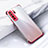 Coque Ultra Fine TPU Souple Housse Etui Transparente S05 pour Huawei Nova 7 SE 5G Rouge