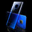 Coque Ultra Fine TPU Souple Housse Etui Transparente S08 pour Huawei Mate 20 X 5G Bleu