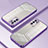 Coque Ultra Fine TPU Souple Housse Etui Transparente SY1 pour Oppo Reno6 5G Violet