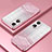 Coque Ultra Fine TPU Souple Housse Etui Transparente SY2 pour Oppo A58 5G Or Rose