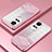 Coque Ultra Fine TPU Souple Housse Etui Transparente SY2 pour Oppo Reno10 5G Or Rose