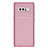 Coque Ultra Fine TPU Souple Transparente H01 pour Samsung Galaxy Note 8 Duos N950F Rose Petit