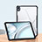 Coque Ultra Fine TPU Souple Transparente T08 pour Apple iPad Mini 6 Noir Petit