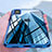 Coque Ultra Fine TPU Souple Transparente V07 pour Apple iPhone Xs Bleu