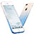 Coque Ultra Fine Transparente Souple Degrade et Support Bague Anneau pour Apple iPhone 7 Plus Bleu Petit