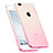 Coque Ultra Fine Transparente Souple Degrade et Support Bague Anneau pour Apple iPhone 7 Plus Rose Petit