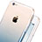 Coque Ultra Fine Transparente Souple Degrade pour Apple iPhone SE (2020) Bleu Petit