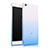 Coque Ultra Fine Transparente Souple Degrade pour Xiaomi Mi Note Bleu