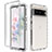 Coque Ultra Fine Transparente Souple Housse Etui 360 Degres Avant et Arriere Degrade JX1 pour Google Pixel 7 5G Clair